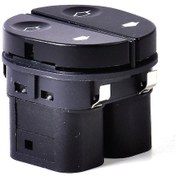 Resim Symbee Ford Fiesta, Fusion Ve Diğer Modeller İçin Kolay Kurulumlu Elektrikli Cam Kontrol Anahtarı - Sürücü Ve Yolcu Tarafı 