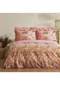 Resim Karaca Home Pasares Pembe %100 Pamuk Çift Kişilik Nevresim Takımı Pembe 