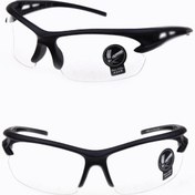 Resim Gözlük UV 400 Siyah Çerçeve Şeffaf Cam 