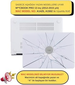 Resim McStorey Macbook Pro Kılıf 13 inç Focus01 Eski HDMI Modeli 2012-2015 A1425 A1502 ile Uyumlu Break 