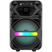 Resim Sunix 20w 2400 Mah Mikrofonlu Led Işıklı Taşınabilir Bluetooth Hoparlör Bts-410 