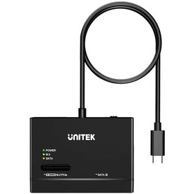 Resim Unıtek Usb-c To M.2 Nvme + Sata Iıı Dönüştürücü +12v2a Ttkunt0015 