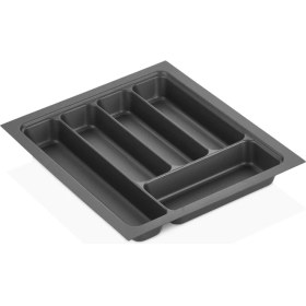 Resim Tiny Antrasit 5 Gözlü Kaşıklık 30X36 cm ROYALEKS-ACERO-20376 