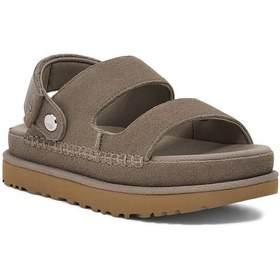 Resim Sandalet Kadın 1167399 Ugg W Goldenstar Glıde Smoke Plume Smoke Plume Açık Haki 