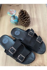 Resim Eylül Spor Büyük Numara Erkek Tokalı Terlik Ev Terliği (45-46-47 Numara Terlik) 