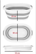 Resim Bayrak Global Katlanabilir Çamaşır Sepeti Oyuncak Sepeti 27 lt 