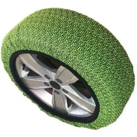 Resim Kar Çorabı 16 Jant Oto Kar Çorap Kar Paleti 