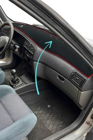 Resim TUSBA MARKET Renault 19 Europa Torpido Koruma Halısı & Oto Ayna Askısı & Tampon Çeki İpi & Kaydırmaz Ped Seti 