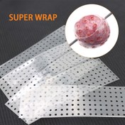 Resim 5 Adet Süper Wrap Yem Koruyucuları Sazan Balıkçılığı İçin - Ultra Şeffaf, Lezzet Sızıntısını Artırmak İçin Delikli, Kolay Küçültme Tasarımı 