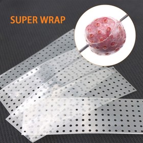 Resim 5 Adet Süper Wrap Yem Koruyucuları Sazan Balıkçılığı İçin - Ultra Şeffaf, Lezzet Sızıntısını Artırmak İçin Delikli, Kolay Küçültme Tasarımı 
