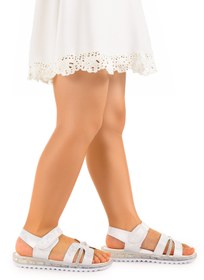 Resim Kiko Kids Velino Kız Çocuk Sandalet Beyaz 