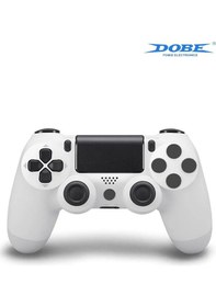Resim Ps4-pc-android Box-android-Apple Uyumlu iOS Telefon Tablet Titreşimli Bluetooth Oyun Kolu Beyaz 