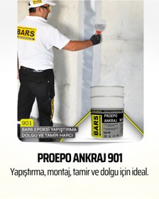 Resim BARS Proepo Ankraj 901 Epoksi Yapıştırıcı, Kimyasal Dübel Ve Filiz Ekimi Için, Yüksek Dayanım 5 Kg 