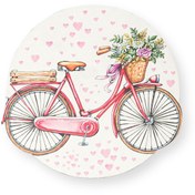 Resim Myros Bycycle Ahşap Bardak Altlığı Magnet 