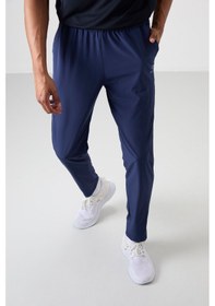 Resim Tommy Life İndigo Polyester İnce Yumuşak Comfort Fit Erkek Eşofman Alt - 82119 İndigo 