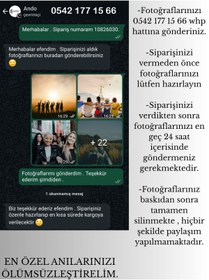 Resim Andoweb Polaroid Fotoğraf Baskısı ( 100 Adet ) 