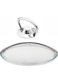 Resim Karaca Metal Kulp + 18 Cm Tencere Sahan Tava Cam Kapağı 