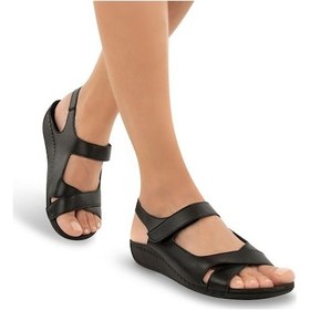 Resim Muya Capella Anatomik Jel Destekli Kadın Sandalet Siyah 38 