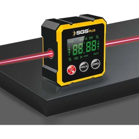 Resim Sgs 5431 Lazerli Dijital Açı Ölçer Mıknatıslı 