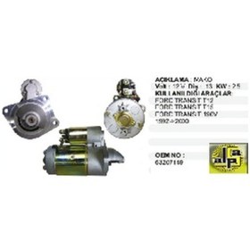 Resim Unıversal Marş Motoru-ford 900 Dizel 13d - Mako-63207149 