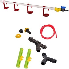 Resim TavPet Nipel Suluk Sistemi Montaj Aparatlı 80 cm Askılı Çanaklı 