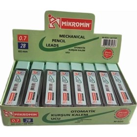 Resim Mikro Otomatik Kurşun Kalem Ucu 0.7 mm - 48 Tüp Ekonomik Paket 