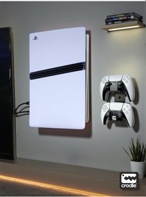Resim Playstation 5 Pro Duvar Standı Ve Joystick Duvar Standı Gaming Aksesuar 