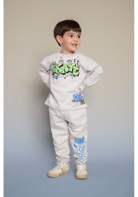 Resim Defacto Regular Fıt Bisiklet Yaka Kaykay Baskılı Uzun Kollu Tişört Erkek Bebek G9941a526spgr503 Gri-gr503 
