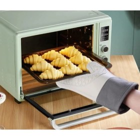 Resim K-Yonlineticaret Isıya Dayanıklı Silikon Fırın Eldiveni 