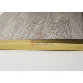 Resim Alüminyum Parke U Profili Içi Ölçü 8Mm Parke Bitişi 328851032 