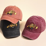 Resim Çocuklar için Bej Şapka Çizgi Film Kazıcı Nakış Güneş Koruma Şapkası Açık Hava Aktiviteleri İçin Erkek ve Kızlar İçin Kral Günü 