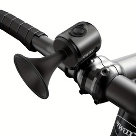 Resim Bisiklet Korna, 120Db Yüksek Sesli Bisiklet Çanı Ses, Düğme Pili ile Çalışan Elektrikli Korna, Yetişkinler İçin Dağ Bisikletleri/Yol Bisikletleri/Scooterlar İçin Uygun, IPX4 Dereceli. 