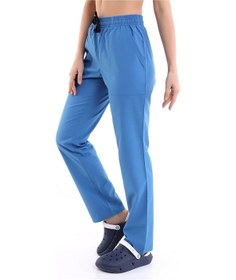 Resim Alpaka Pantolon Bel Lastikli - 36 Saü Mavi-7092 