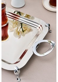 Resim Karaca Tabla Dikdörtgen Çelik Tepsi 40 Cm 