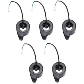 Resim Gemstone Xiaomi Mijia M365 Elektrikli Scooter İçin 5x Hızlı Arama Başparmak Gaz Kelebeği Hız Kontrolü Siyah 