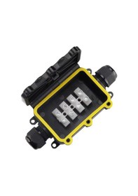 Resim Su Geçirmez Bağlantı Kutuları Ip68 2/3/4/5/6pin Mühürlü Geciktirici Elektrik Teli Konektörü Dış Mekan Kablosu Led Şerit İçin 