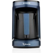 Resim Schafer Kahvecim Otomatik Türk Kahve Makinesi-Mavi 