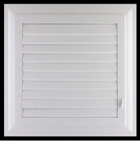 Resim Genel Markalar Menfez Banyo Wc Tuvalet Havalandırma Plastik Panjur Beyaz 35x35 CM 1059428 
