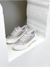 Resim Mammamia D25YA-3525 LASTİK BAĞCIKLI HAKİKİ DERİ SNEAKER SPOR AYAKKABI KADIN 