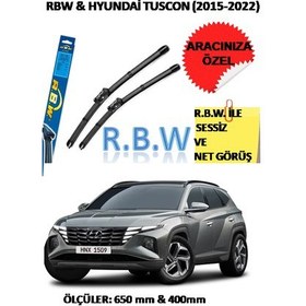 Resim Hyundai Tuscon (2015-2022) Hybrid Tip Kancalı Araca Özel Silecek Seti 