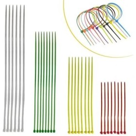 Resim Acousticworld 30 Parça Plastik Kablo Kelepçe Seti Kablo Düzenleyici Bağlama Bantları 