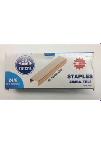 Resim Delta Zımba Teli Bakır 24 6 1000 Lik 10 Kutu 10000 Adet 