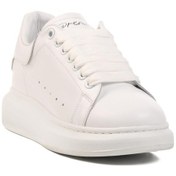 Resim Ayakmod Premium 02028 M Beyaz Hakiki Deri Erkek Sneaker Beyaz 