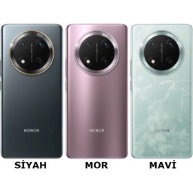 Resim Huawei Honor Magic 7 Lite Brp-nx1m Arka Kapak Pil Kapağı Full Siyah 