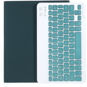 Resim Cbtx Ipad Air/Pro 11" Tablet Kablosuz Bluetooth Klavye Tutucu Kılıf Yeşil 