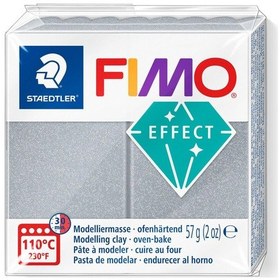 Resim Staedtler Fimo Effect Polimer Kil 81 Silver Metalik 