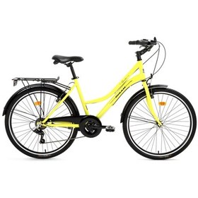 Resim Bisan Smıle Ürün Rengi: Sarı Kadro: 44 Cm Vites: 1x7 Vites Tekerlek: 28" Etiket Rengi: Siyah Çok Renkli 