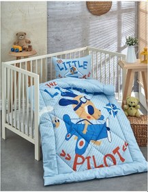 Resim Komfort Home V13 %100 Pamuklu Silikon Elyaf Bebek Yorgan Seti 