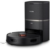 Resim Philips 3000 Serisi Islak Kuru Moplu Siyah Robot Süpürge,4000 Pa, Sert Zemin Ve Halıya Uygun 
