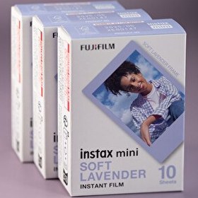 Resim Fujifilm Instax Mini Soft Levander 10'lu Film 